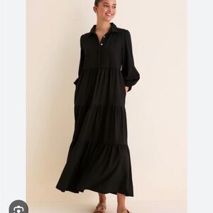 Pomander Place Mable  Black Maxi Dress